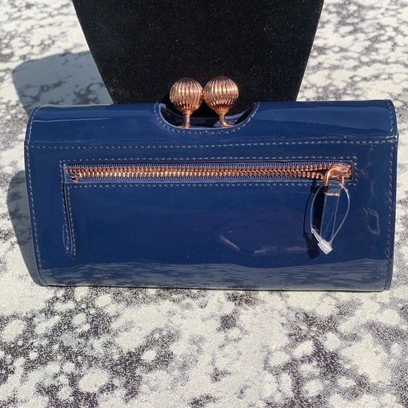 Kisslock wallet Ted Baker Blue patent leather - Picture 5 of 15